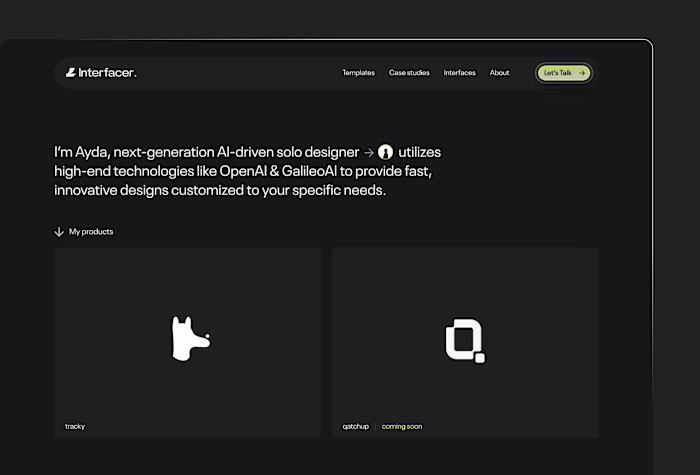 Framer template: Interfacer