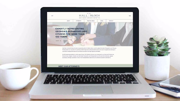 Hall Bloch: Law Firm Website - Erica Neubauer