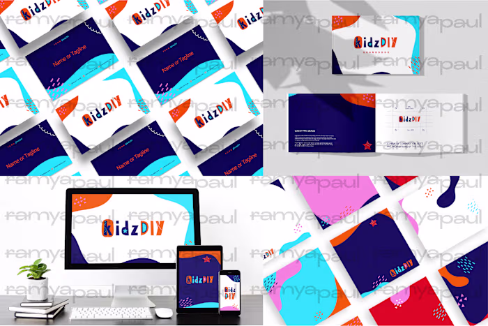 Brand identity for KIDZDIY