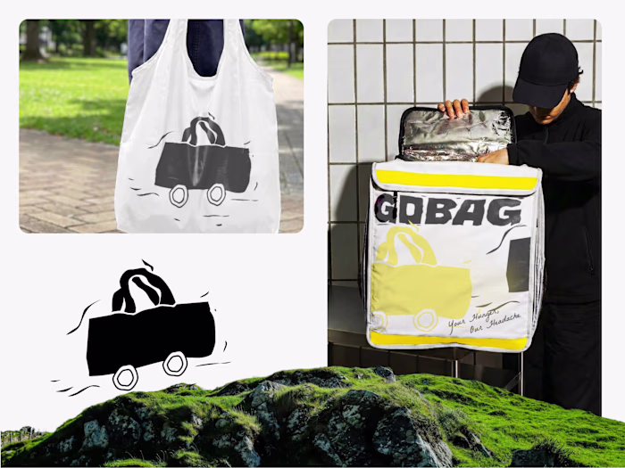 GoBag Food Delivery App Branding