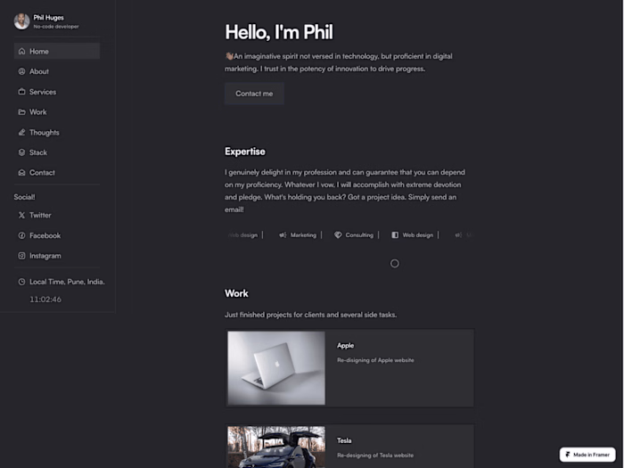 Phil Huges - Freelance web designer and digital marketing consu…