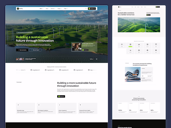 Environmental & Sustainable Solutions Website Case Study