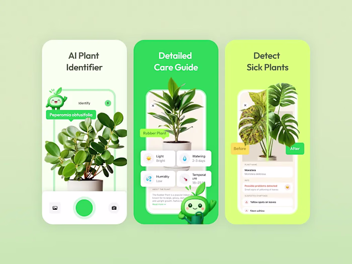 AI Plant App Screenshots
