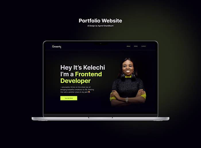 Developer Portfolio Website Design UX/UI on Behance