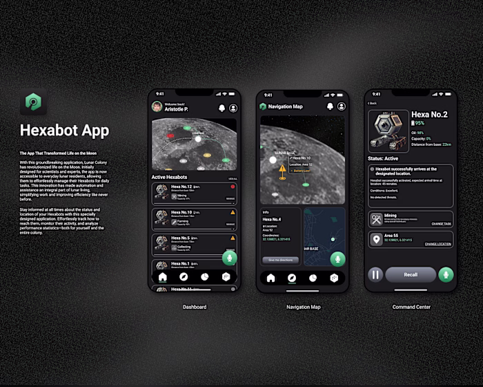 Hexabot App | Design flows 2025