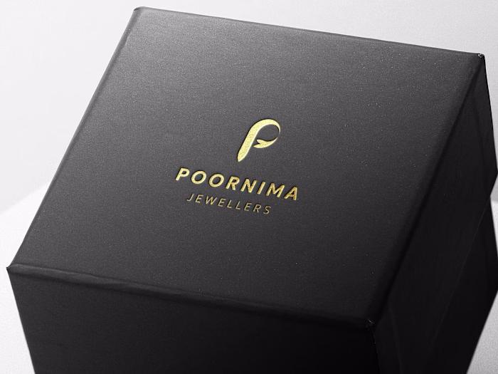 Poornima Jewellers Logo Design
