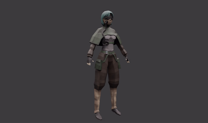 Low Poly Game Ready Character
