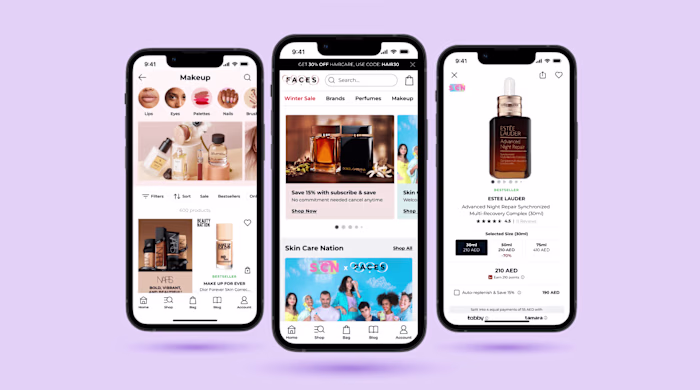 Faces Beauty — UX redesign behind 24% revenue growth