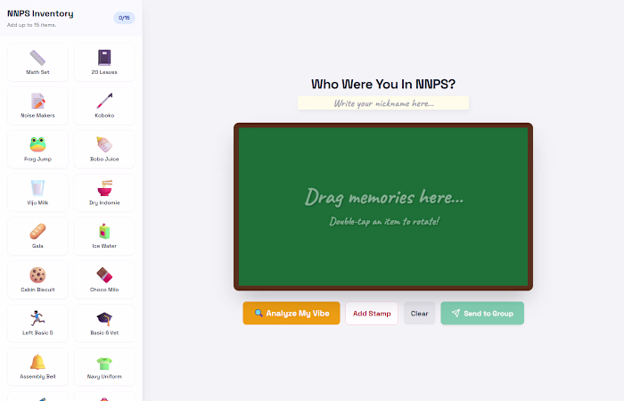 NNPS Nostalgia Builder — AI persona generator