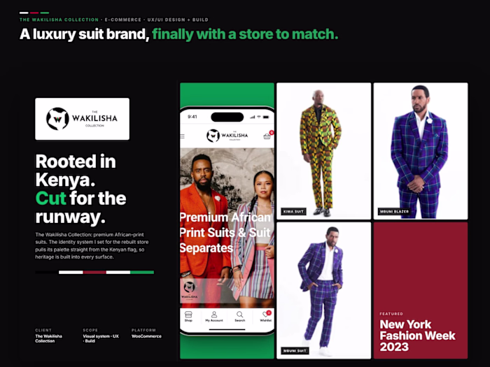 The Wakilisha Collection: E-commerce Redesign