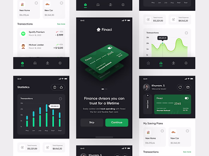 Finance Mobile App Design :: Behance