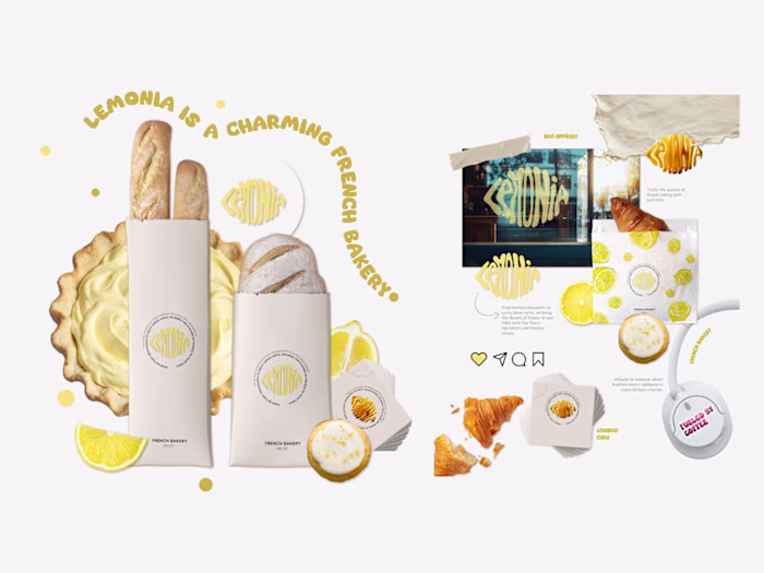 Branding and Logo Design for a French Bakery Cafe