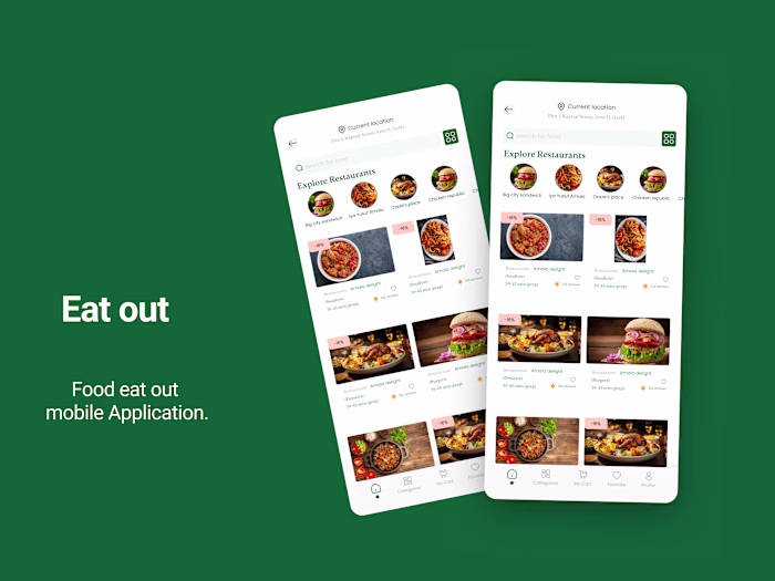 Resturant mobile ui