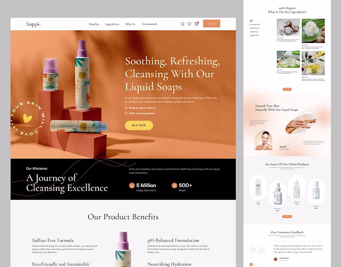 Skincare Wordpress Website