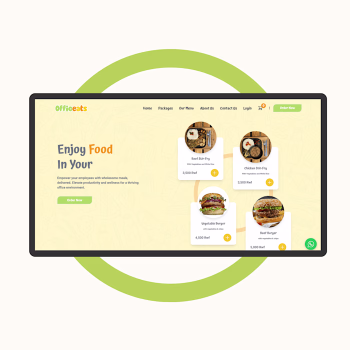 Full-stack Web Development | PWA | Office Eats