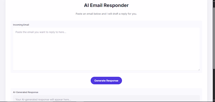 AI Email Response Generator 