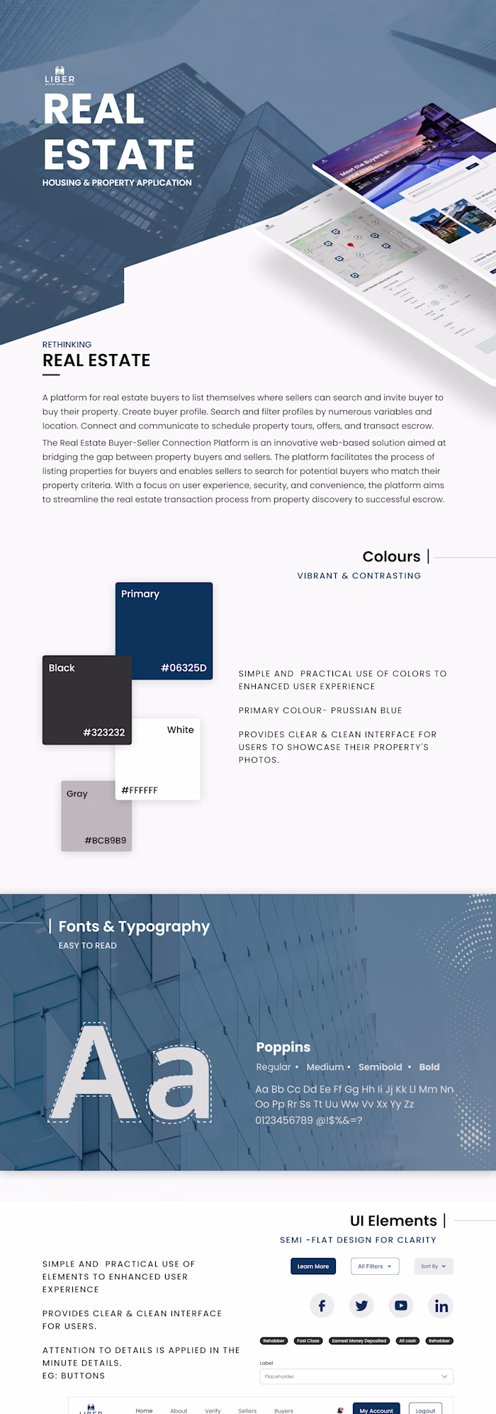 Real Estate Website UI