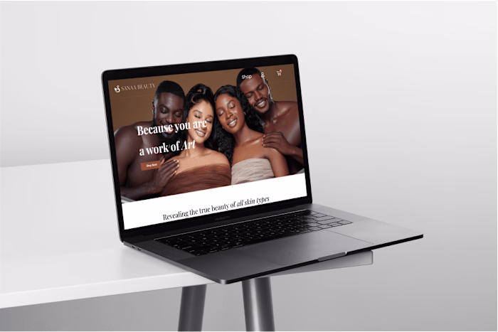 E-commerce Website for Sanaa beauty
