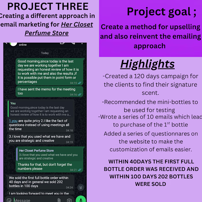  a method for upselling and reinvent the emailing approach 