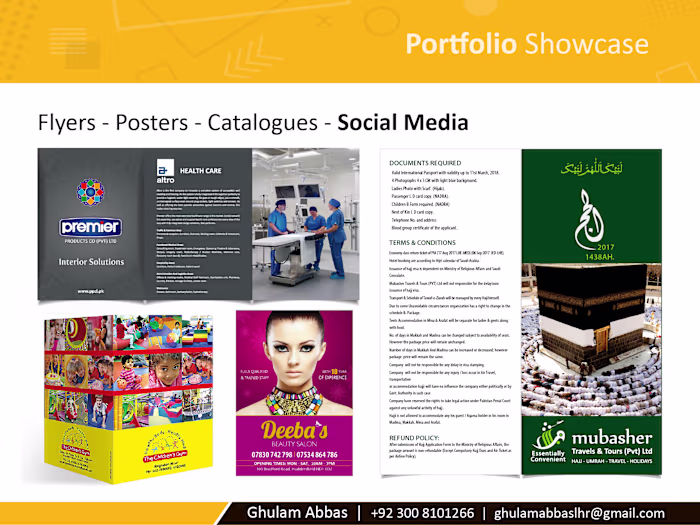 Company Profiles, Product Catalogues 