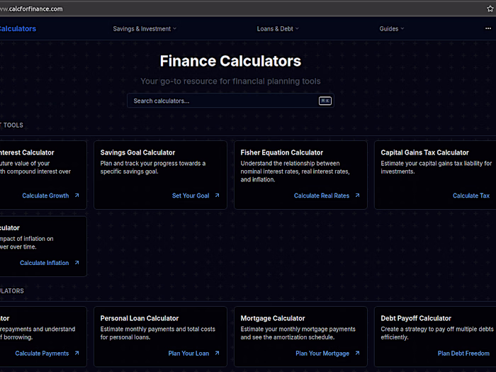 CalcForFinance.com