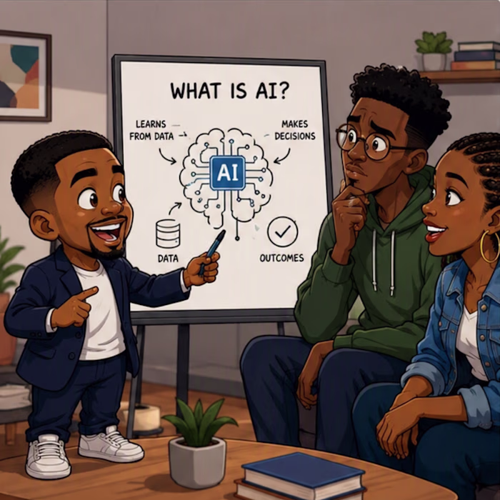 AI Educational Visuals & Narrative Copywriting
