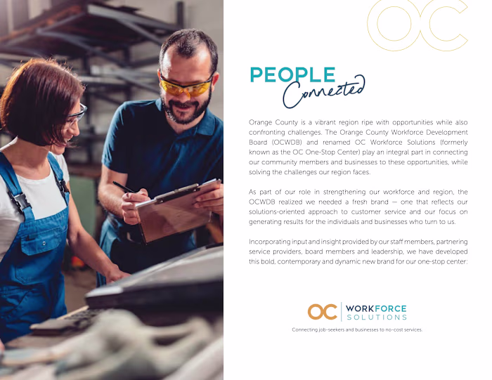 OC Workforce Solutions Brand Language