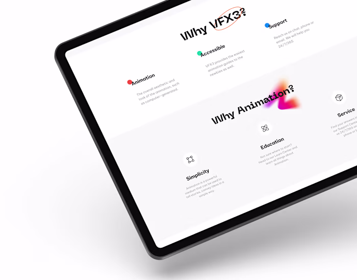 Minimal Website Section Design | FinTech Website