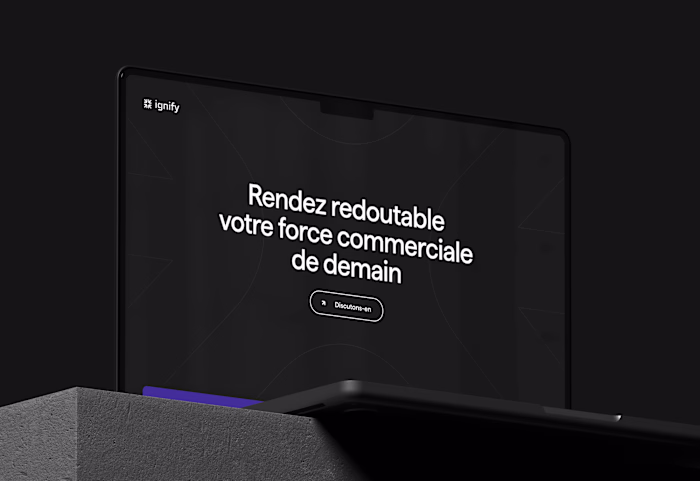 Webflow development for Ignify landing page
