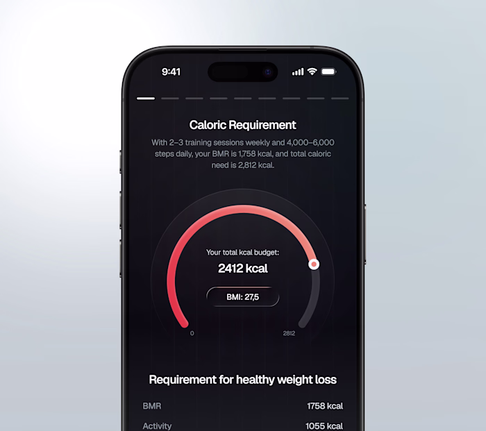Mobile app for Hyper - Personalised Diet