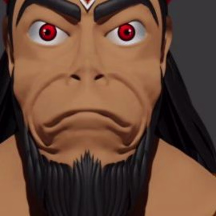 LORD HANUMAN 3D Modeling and Animation