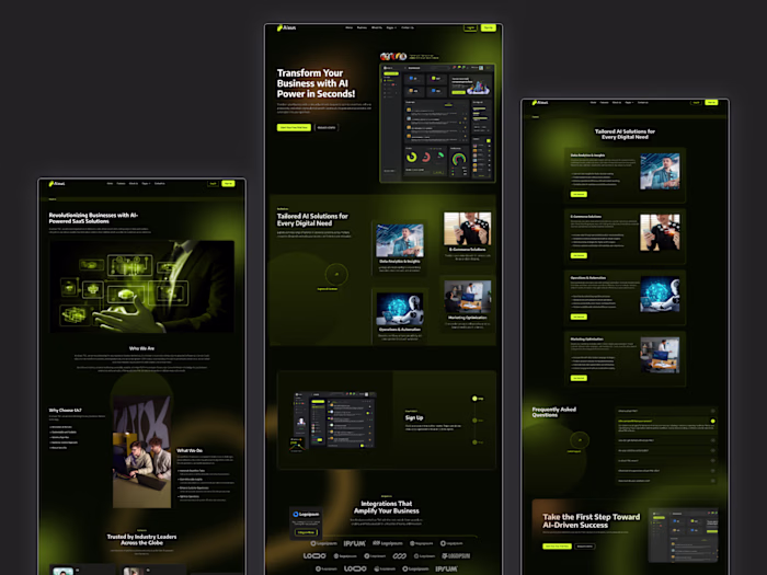 Aixus - Technology Website Template
