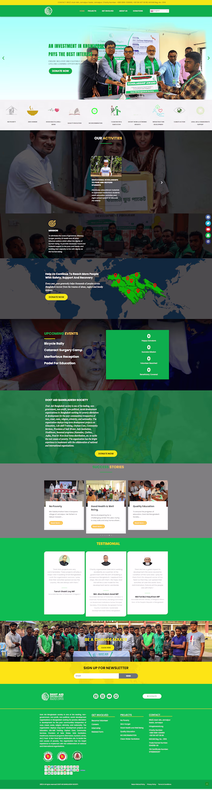 Donation Website