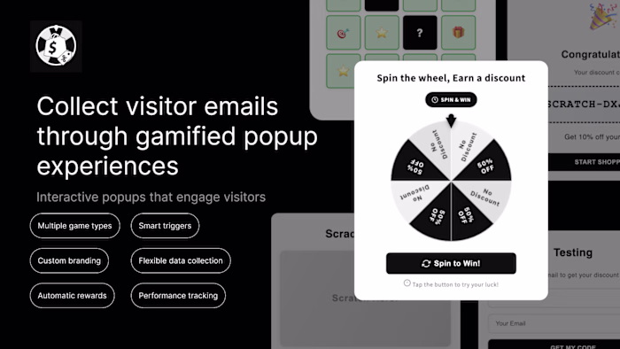 Superpop - Gamified Email Popups for Shopify