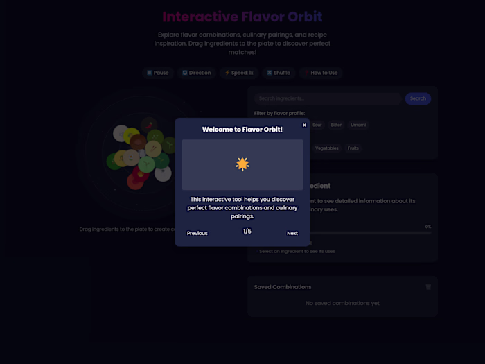 Flavor Orbit Animation