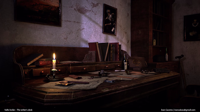 The writer's desk | Valle-Inclan