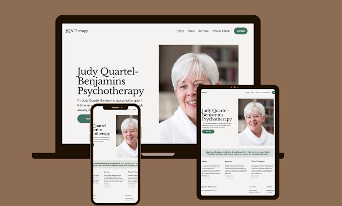 Modern and professionally designed website