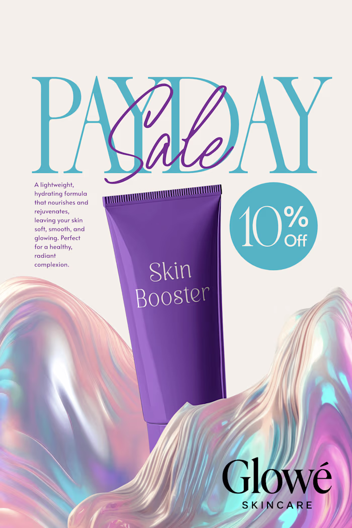 Glowé Skincare Payday Sale Campaign