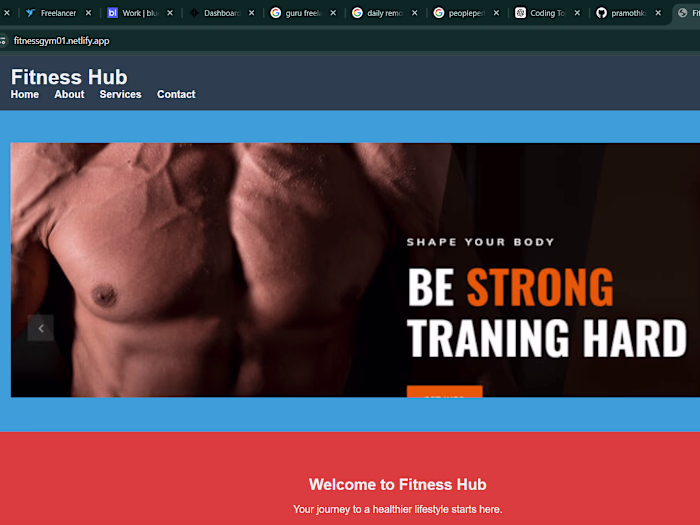 GitHub - pramothkumarm/FitnessHun: A simple website