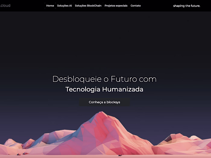 Blocksys.cloud - Desbloqueie o futuro.