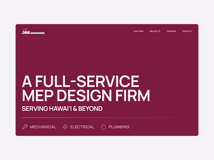 JMK Engineers – Webflow Website