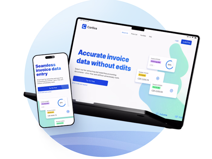 Cortiva — MVP landing page without the interface
