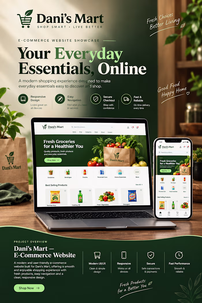 Mart Website for Friend