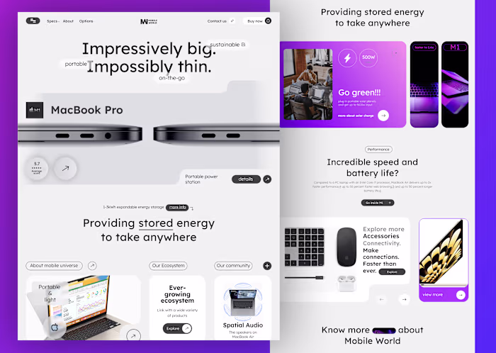 Product Website Design (Ui)