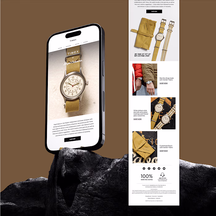 email marketing layout