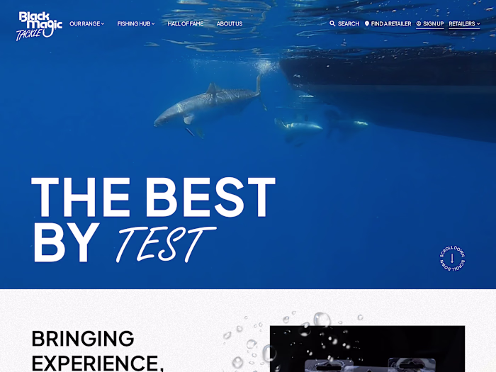 Black Magic Tackle Webflow Development
