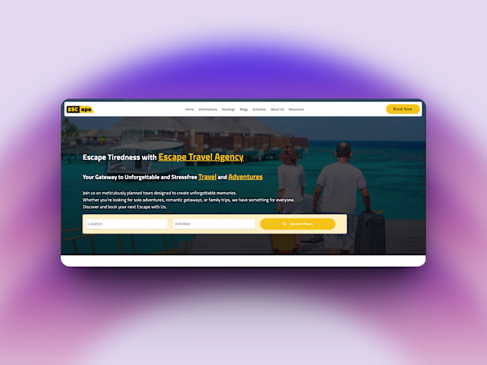 Escape Agency – Smart Booking & Content Hub