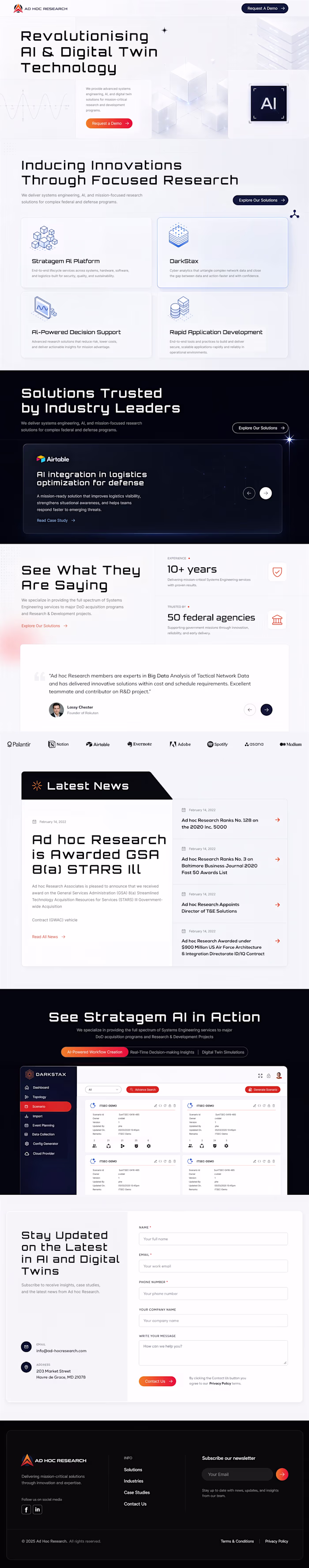Selected Web & Product Design Work
