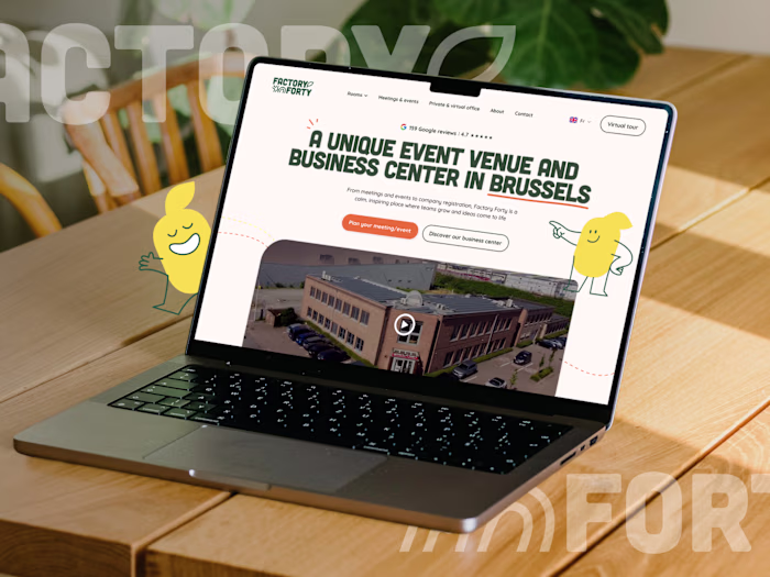 Multilingual B2B Website for Event & Office Spaces