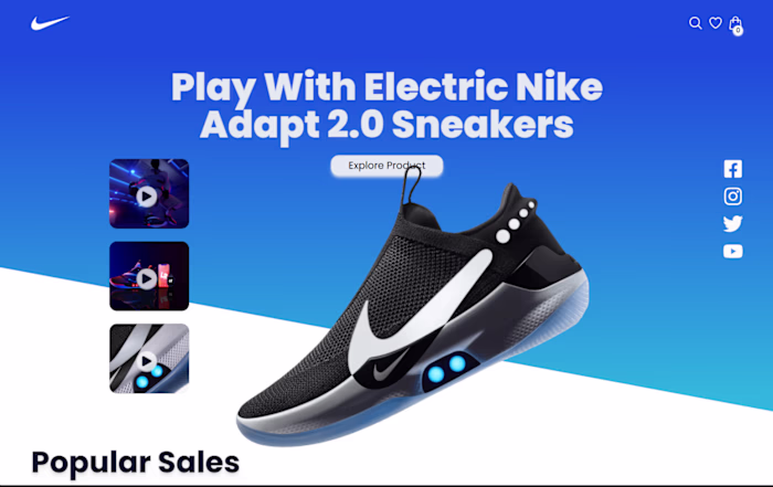 Nike 3D Product Catalogue -